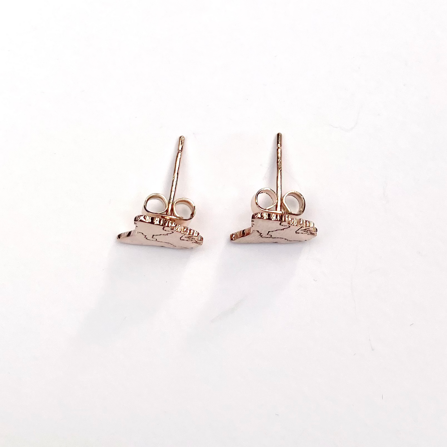 Tassie Map Earring (Plated) - Stud