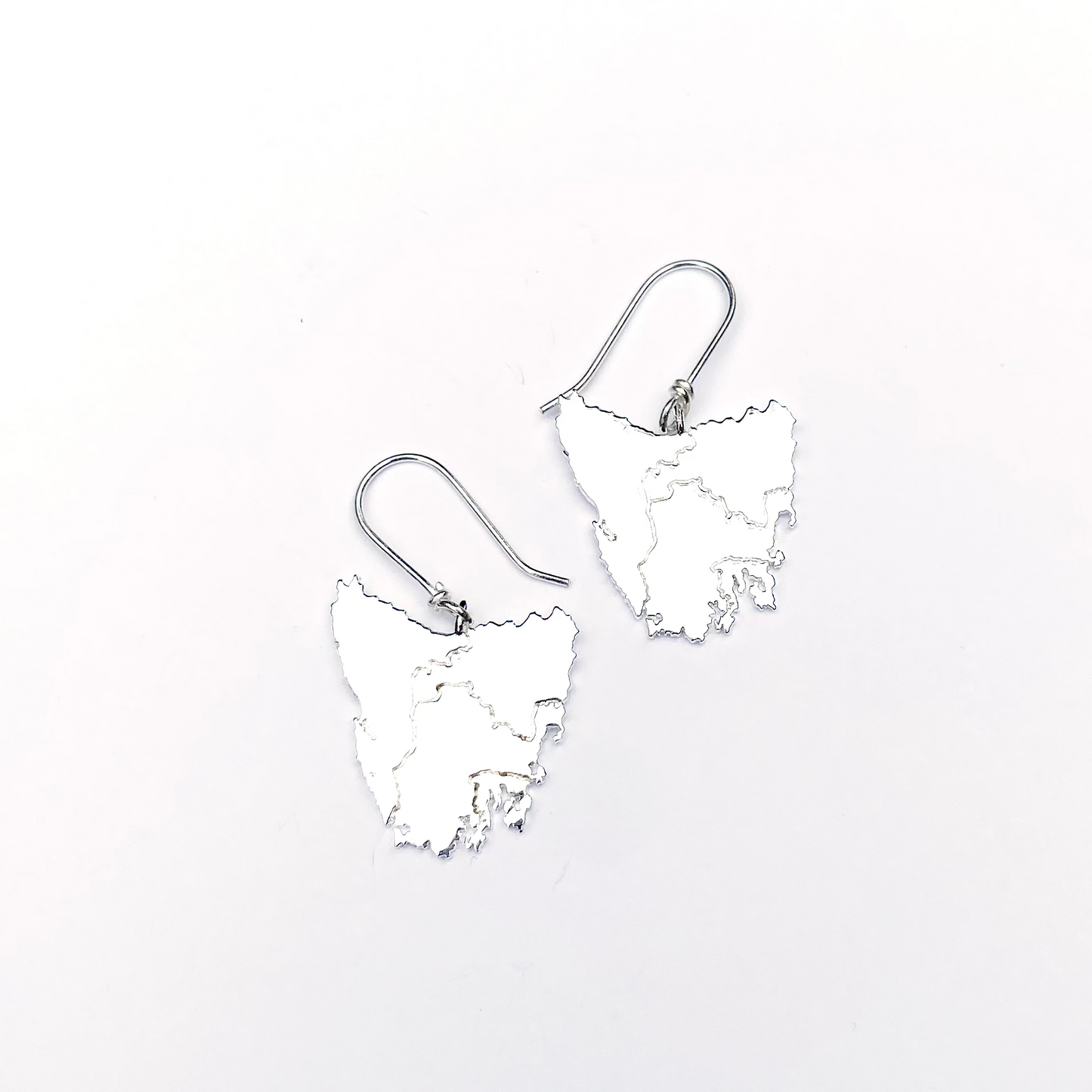 Tassie Map Earring - Hook