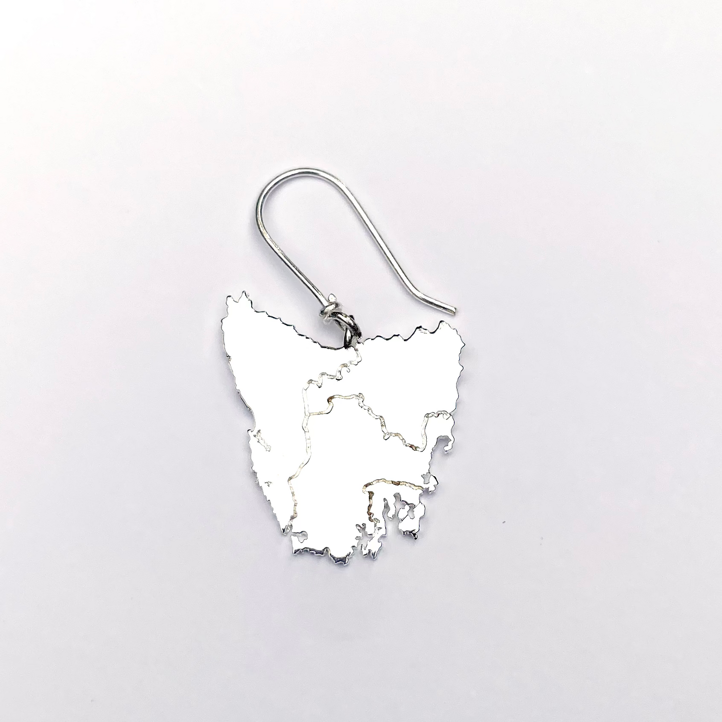 Tassie Map Earring - Hook