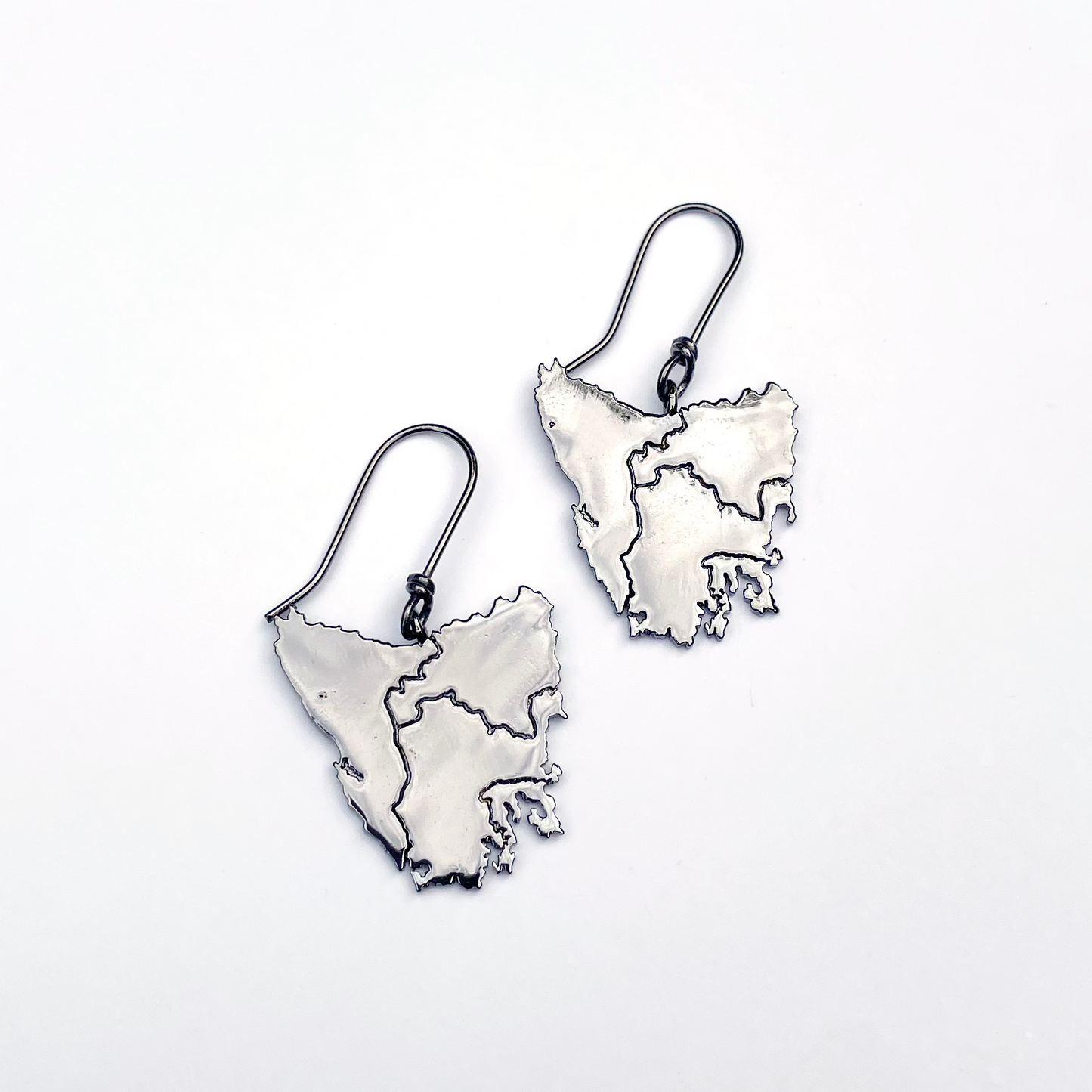 Tassie Map Earring - Hook