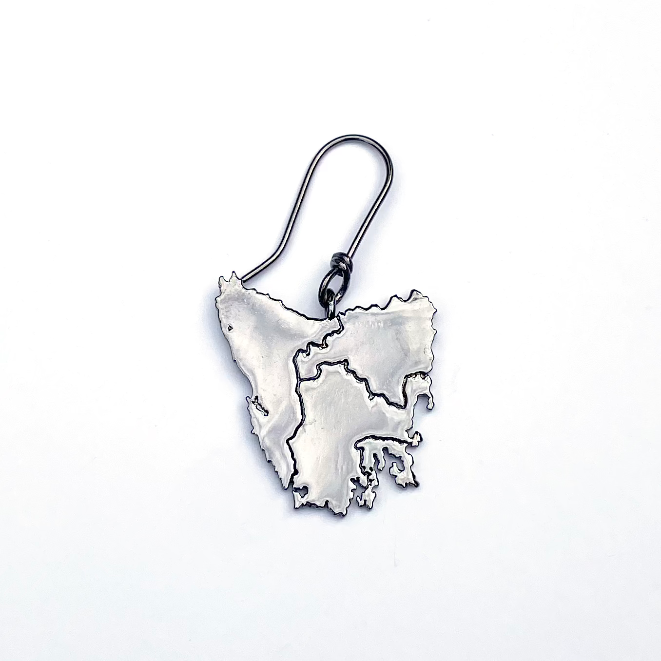 Tassie Map Earring - Hook