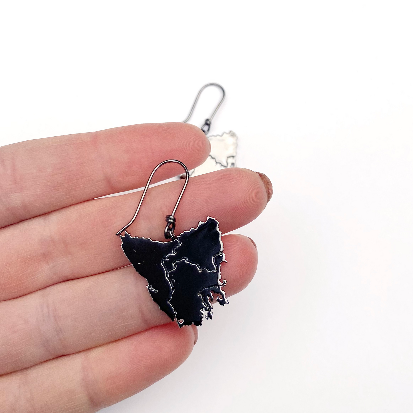 Tassie Map Earring - Hook