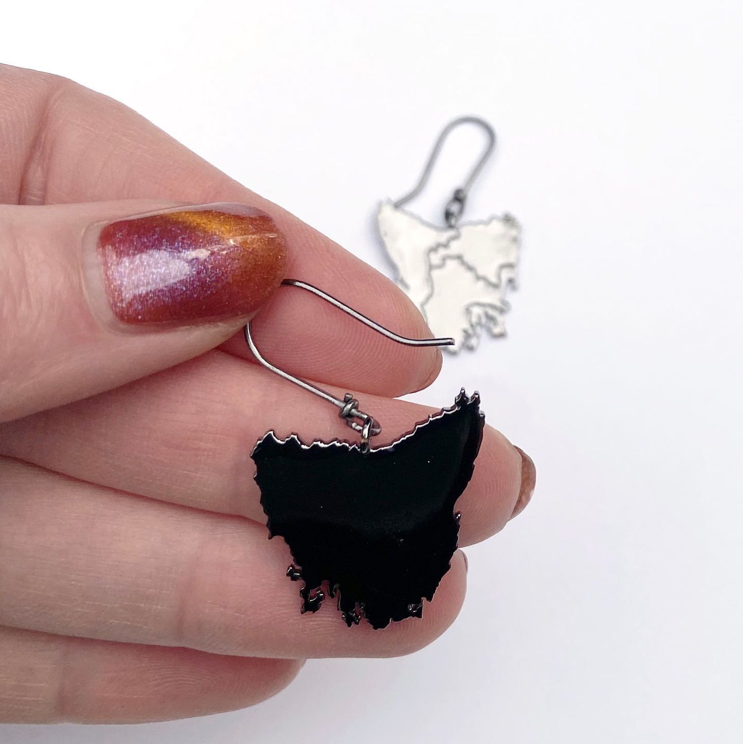 Tassie Map Earring - Hook