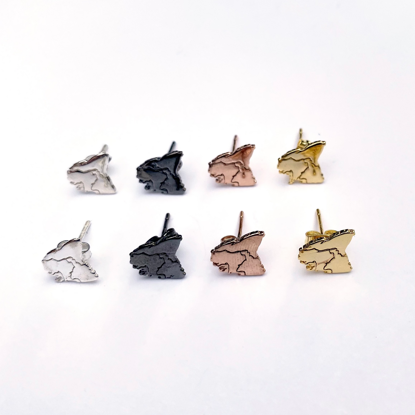 Tassie Map Earring - Stud